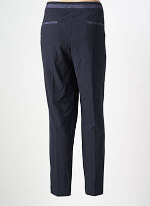 Pantalon drept țesătură crep mărime normală albastru OLSEN femeie