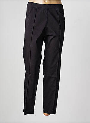 Pantalon slim talie elastică mărime normală negru FRANK WALDER femeie