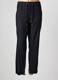 Pantalon drept talie elastică mărime normală negru OLSEN femeie