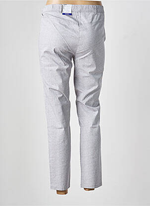 Pantalon slim talie elastică mărime normală gri FRANK WALDER femeie