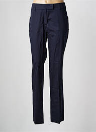 Pantalon chino țesătură poplin mărime normală negru OLSEN femeie