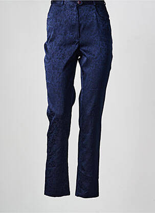 Pantalon slim talie înaltă talie înaltă albastru BREAL femeie