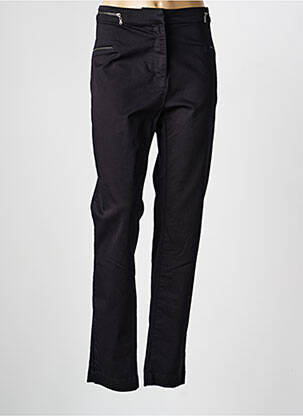 Pantalon slim talie elastică mărime normală negru PAUPORTÉ femeie