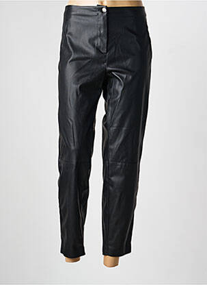 Pantalon 7/8 talie cu cleme mărime normală negru TONI femeie