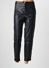 Pantalon 7/8 talie cu cleme mărime normală negru TONI femeie