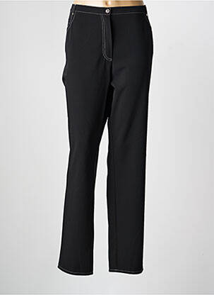Pantalon drept țesătură crep mărime normală negru QUATTRO femeie