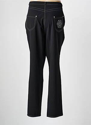Pantalon drept țesătură crep mărime normală negru QUATTRO femeie