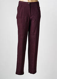 Pantalon drept elasticitate mărime normală roșu BS (BEST SELECTION) femeie