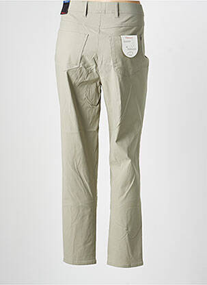 Pantalon slim talie elastică mărime normală verde TONI femeie