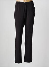 Pantalon slim elasticitate mărime normală negru CHRISTINE LAURE femeie