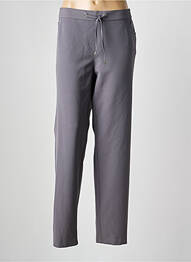 Pantalon drept talie elastică mărime normală gri deschis FRANK WALDER femeie