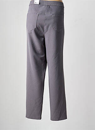 Pantalon drept țesătură crep mărime normală gri deschis FRANK WALDER femeie