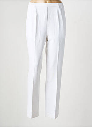 Pantalon slim talie elastică mărime normală alb FINNKARELIA femeie