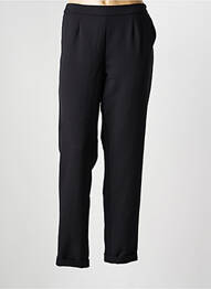 Pantalon slim talie elastică mărime normală negru FRANK WALDER femeie