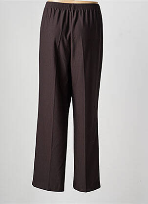 Pantalon drept țesătură crep mărime normală maro FINNKARELIA femeie