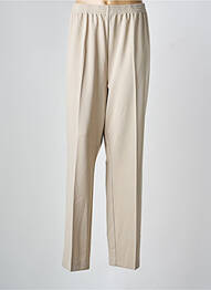Pantalon drept talie elastică mărime normală bej FINNKARELIA femeie