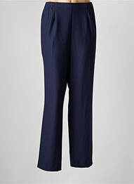 Pantalon drept talie elastică mărime normală albastru FINNKARELIA femeie