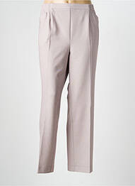 Pantalon drept talie elastică mărime normală bej FINNKARELIA femeie