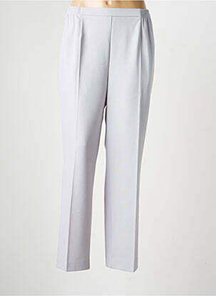 Pantalon slim talie elastică mărime normală gri deschis FINNKARELIA femeie