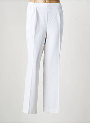 Pantalon drept elasticitate alb FINNKARELIA femeie