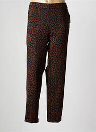 Pantalon slim talie elastică mărime normală negru FRANK WALDER femeie
