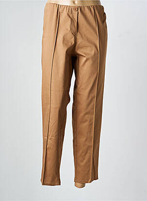 Pantalon 7/8 elasticitate talie joasă maro FRANK WALDER femeie
