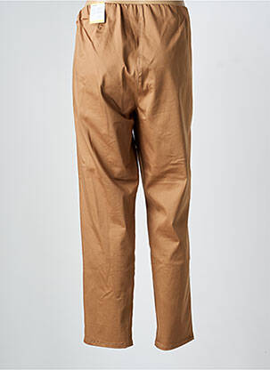 Pantalon 7/8 elasticitate talie joasă maro FRANK WALDER femeie