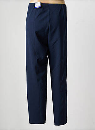 Pantalon slim talie elastică mărime normală albastru FRANK WALDER femeie