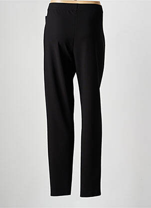 Pantalon slim talie elastică mărime normală negru PAUPORTÉ femeie