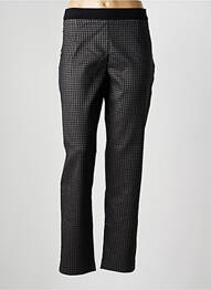 Pantalon slim talie elastică mărime normală negru CHRISTINE LAURE femeie