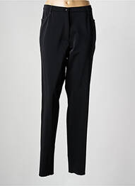 Pantalon slim talie elastică mărime normală negru KARTING femeie