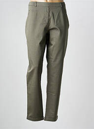 Pantalon drept elasticitate mărime normală verde CHRISTINE LAURE femeie