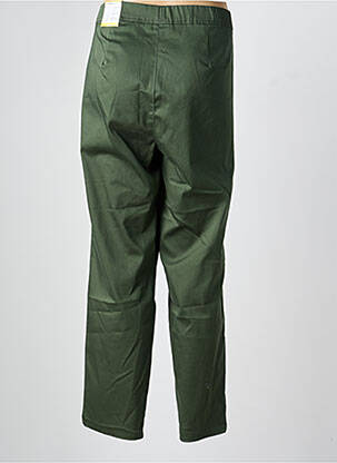 Pantalon slim talie elastică mărime normală verde FRANK WALDER femeie