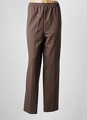 Pantalon drept talie elastică mărime normală maro FINNKARELIA femeie