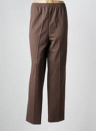 Pantalon drept talie elastică mărime normală maro FINNKARELIA femeie