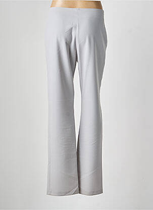 Pantalon drept țesătură crep talie înaltă gri QUATTR1 femeie