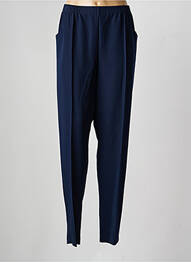 Pantalon slim talie elastică mărime normală albastru GRIFFON femeie