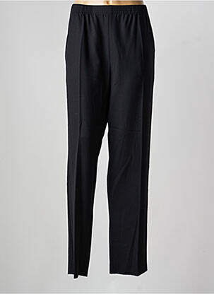 Pantalon drept talie elastică mărime normală negru GRIFFON femeie