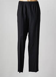 Pantalon drept talie elastică mărime normală negru GRIFFON femeie