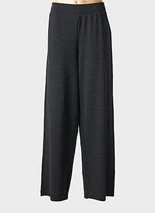 Pantalon larg croială fluidă mărime normală negru SOYACONCEPT femeie