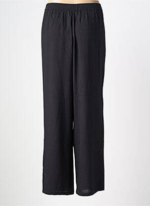 Pantalon drept țesătură poplin mărime normală negru SOYACONCEPT femeie