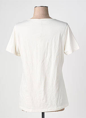 Tricou croială cambrată mâneci scurte alb SOYACONCEPT femeie