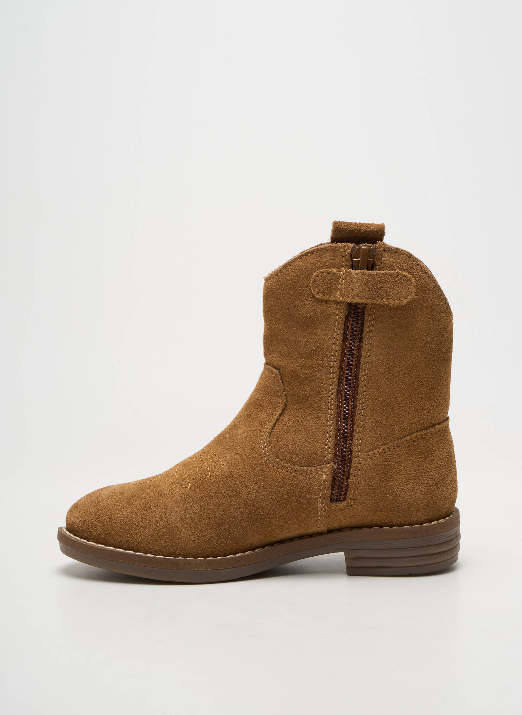 Botine/ghete vârf rotund vârf rotund maro ZY fată