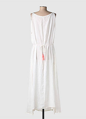 Rochie lungă fără mâneci fără mâneci alb HAPPY FEW femeie
