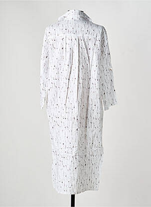 Rochie midi mâneci 3/4 mâneci 3/4 alb COUTURIST femeie