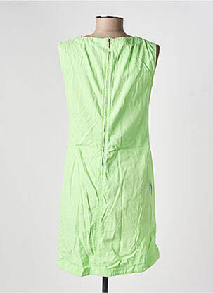 Rochie scurtă fără mâneci fără mâneci verde COUTURIST femeie