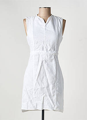 Rochie scurtă fără mâneci fără mâneci alb DENIM &DRESS femeie