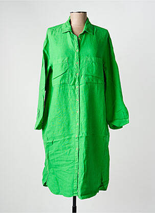Rochie midi mâneci lungi mâneci lungi verde COUTURIST femeie