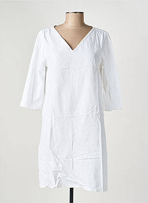 Rochie scurtă mâneci 3/4 mâneci 3/4 alb COUTURIST femeie