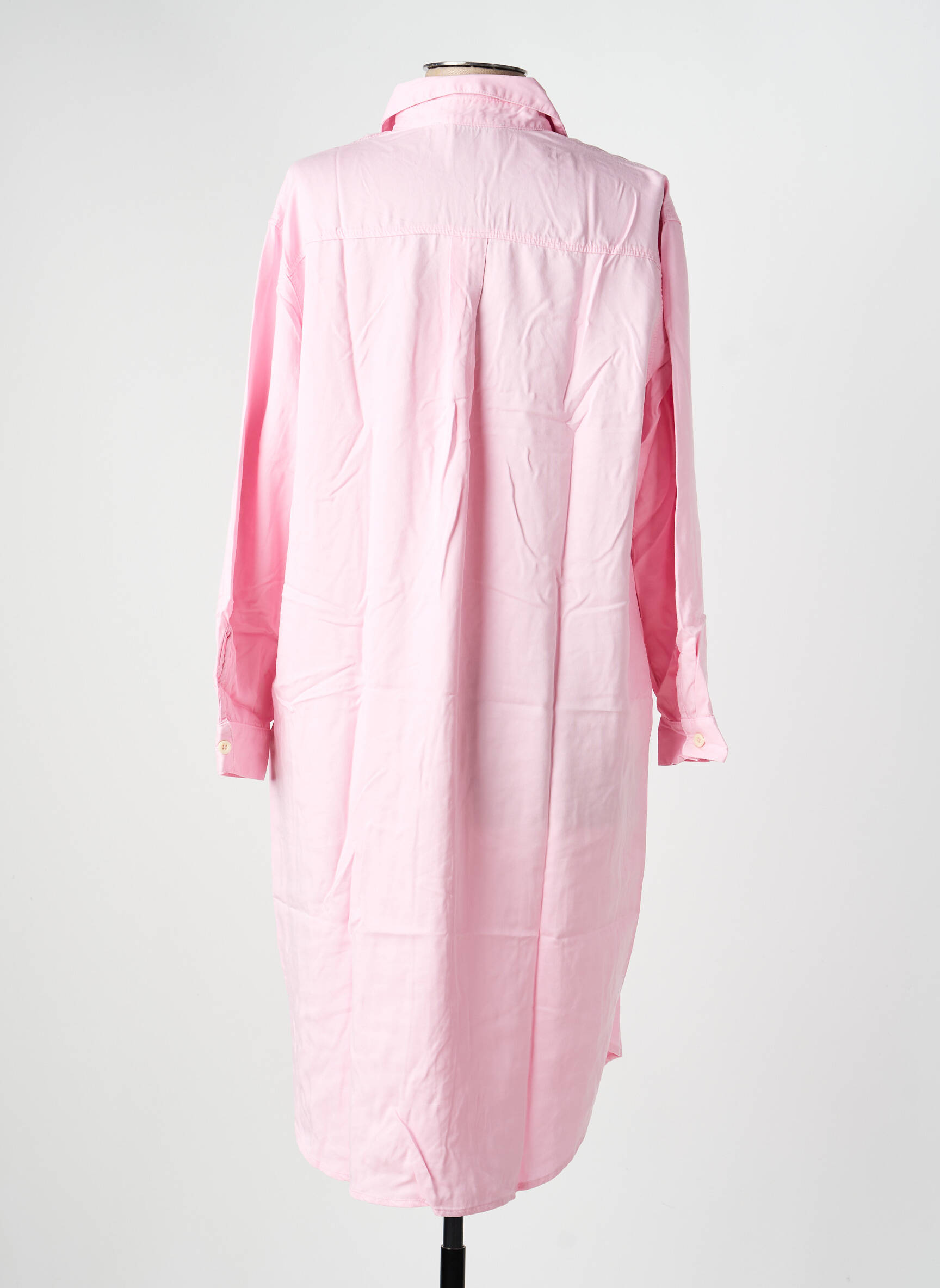 Rochie midi mâneci lungi mâneci lungi roz COUTURIST femeie